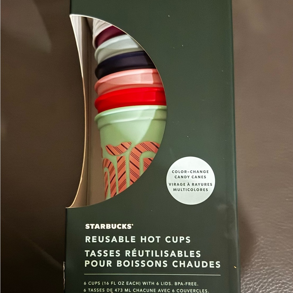 Starbucks color changing candy canes  Reusable Cup Collection - unopened